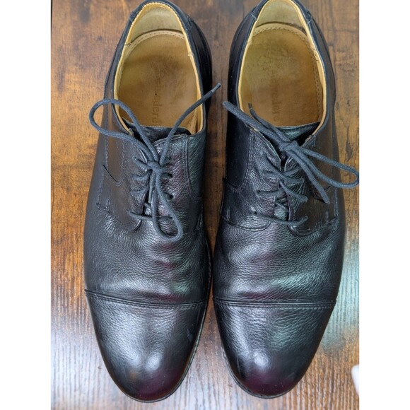 Studio Belvedere Shoes Mens 12 D Duke Dress Cap Toe Oxford Black Leather Lace Up main image 5